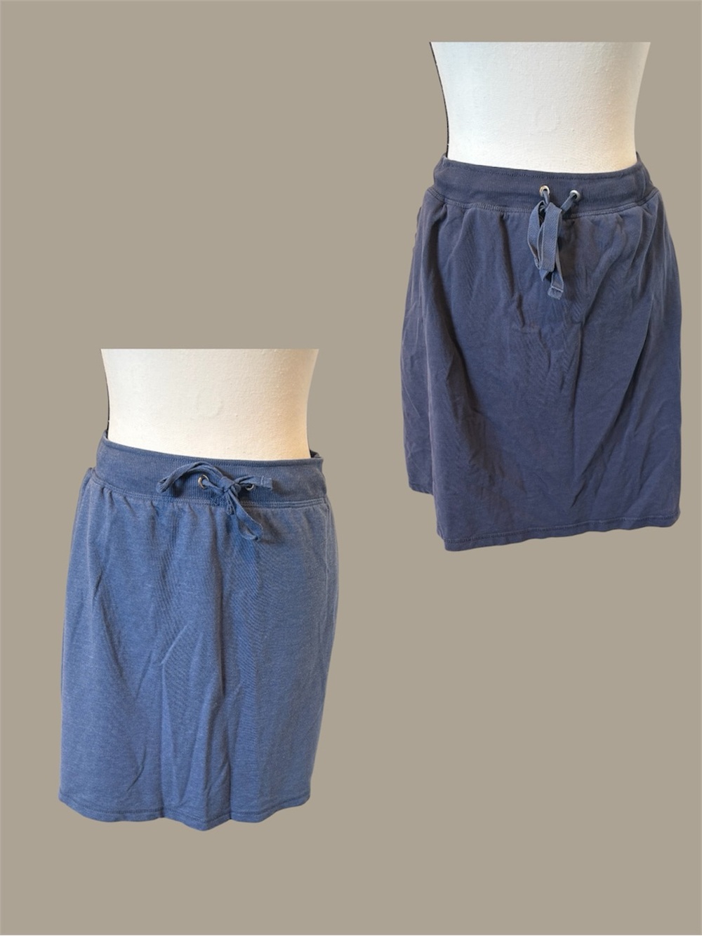 mySTYLE Blue Cotton Blend Pull On Lounge Skirts Bundle 1X